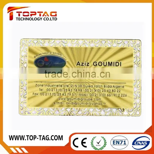 Custom Laser Engraved Cut Metal Business Card Quality Choice photo-3