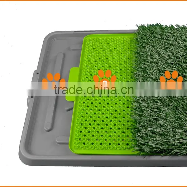 (1008) 3-pieces Plastic Grass Pet Mat as Seen on TV Pet Potty Patch photo-3