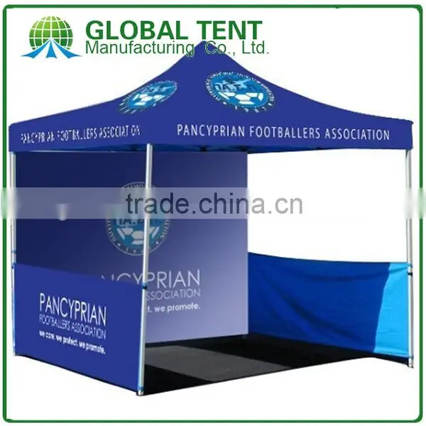 Custom Print Aluminum Folding Pagoda Tent 3x3m ( 10ft X 10 Ft), Printed Canopy & Valance, Back Wall&2 Half Side Wall photo-5