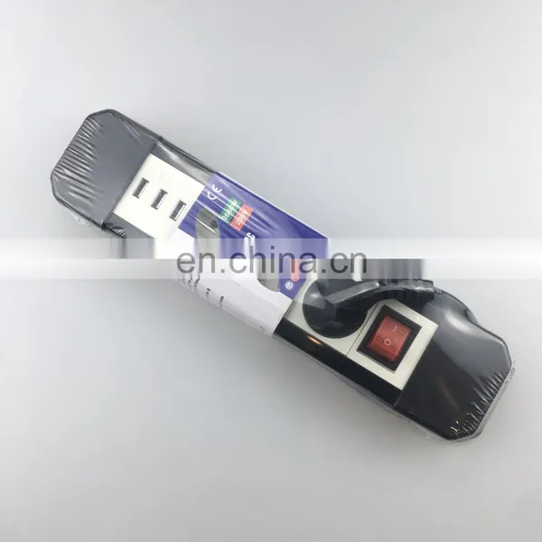 Yiwu Jinmin Ingelec 5 Way AC Power Supply 2 USB Plugs Outlet Extension Sockets With Surge Protector 230V 16A For Euro/Russia photo-4