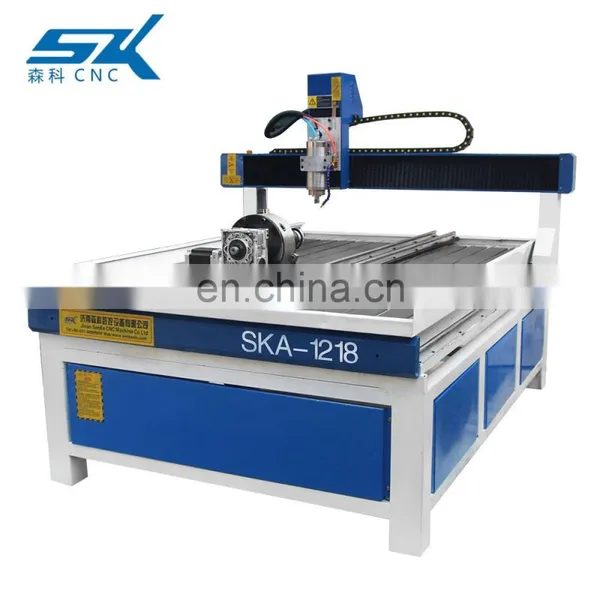 Manufacturer Supply SENKE Brand 4 Axis Advertising Engraving Cutting CNC Router Machines photo-3