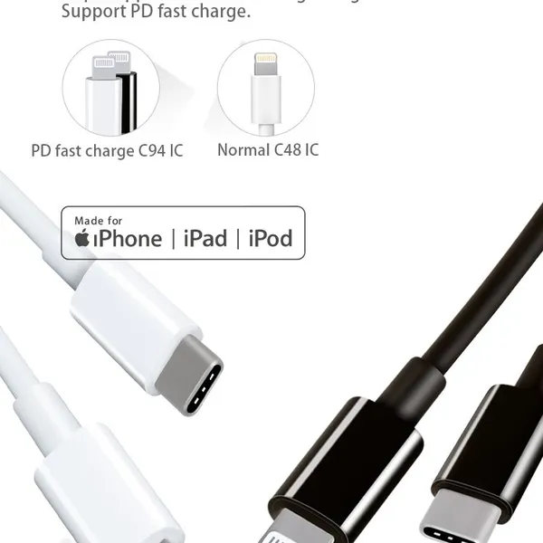 18w pd Fast Charger Type c to Lightning Cable Fast Charging Mfi Cable for Iphone photo-4