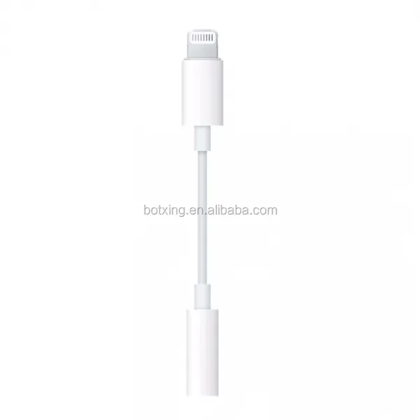 White Aux Audio Cable for IPhone X/Xr/Xs to 3.5mm Headphone Jack Adapter Stereo Converter for 8pin Apple Devices photo-4