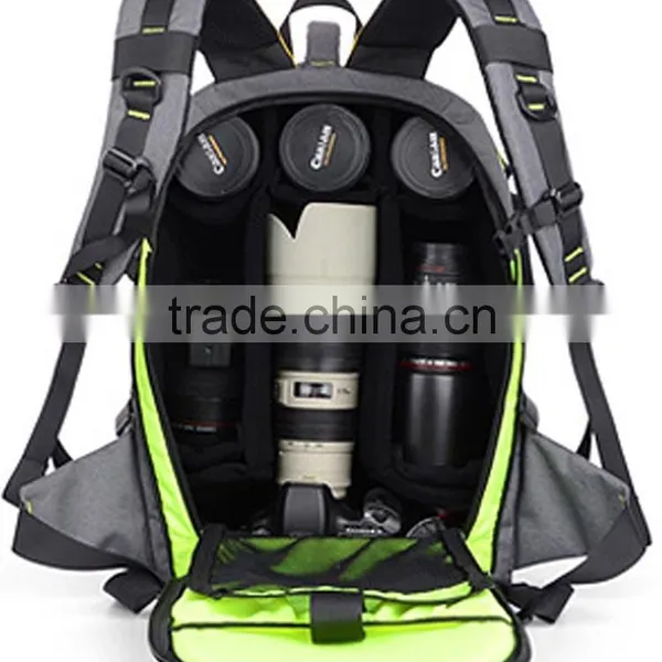 Large Waterproof Anti-shock DSLR Gadget Camera Bag Professional Photography Travel Backpack With Inner Padding Quality Choice photo-4