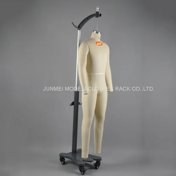 Professional Male Mannequin Full Body Dress Form w/ Collapsible Shoulders and Removable Arms photo-2
