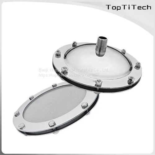 Titanium Powder Diffuser Aerator Ozone Hydrogen Oxygen photo-3