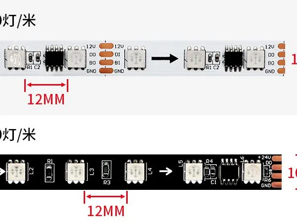 Full Color LED RGB Madrix Pixel Mapping Strip Ribbon LEDs for Commercial Space Pubs Gym Decoration DJ Atmosphere photo-5