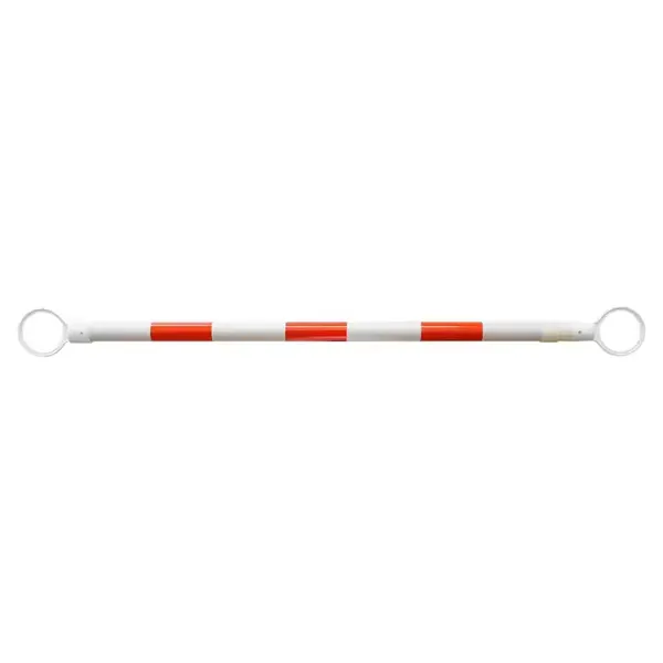 Retractable Lightweight Plastic Warning Traffic Cone Bars Crowd Control Extending Security Bar Red&White Reflective Safety Barrier Pole Bar Traffic Cone Bar