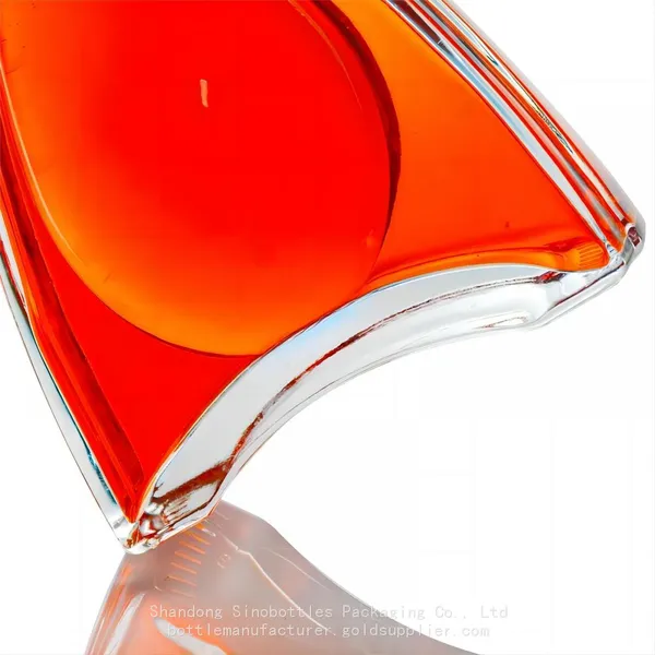 700ml 980g Premium Bar Top Whiskey Bottle XO Bottle Wholesale Gold Supplier SinoBottles Packaging photo-3