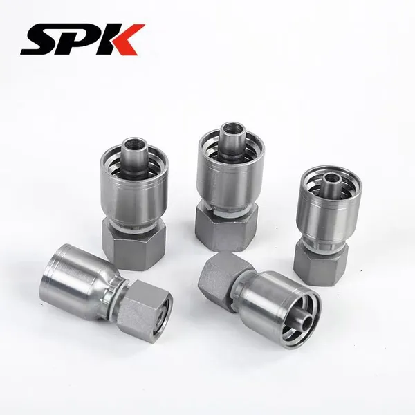 Parker One-Piece Hose Crimp Fittings, Series 43 Crimp Straight Fittings, High-Pressure Hydraulic Tube Crimp Straight Tube Fittings photo-3