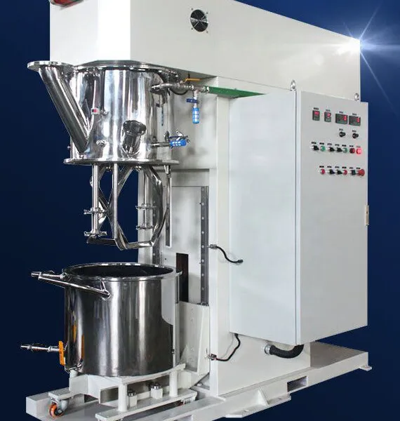 CE Stainless Steel Mixer Vacuum Electric Heating Dual Planetary Paddle Mixer Cosmetic and Medical Moisturizing Cream photo-1