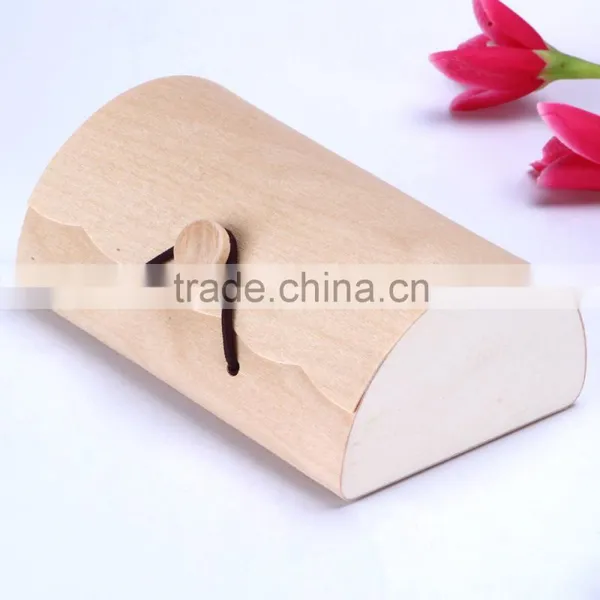 2016 Pretty Wooden Bark Gift Box With Elastic Enclosure,Wooden Birch Veneer photo-2