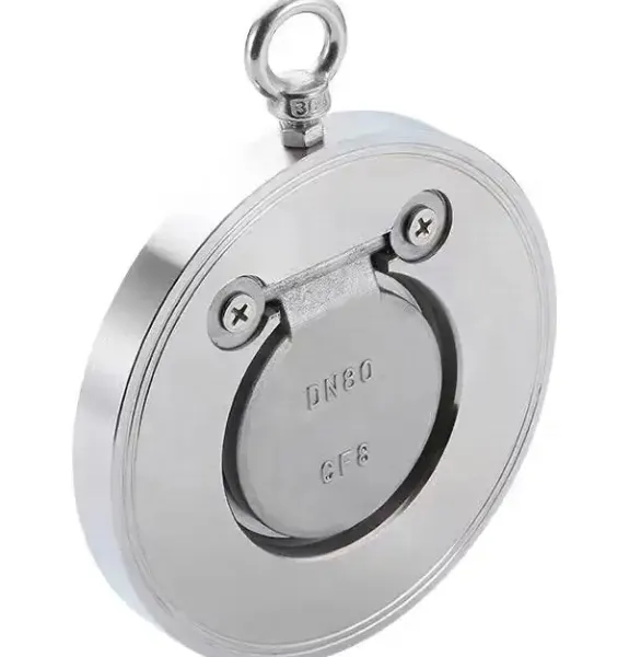 Stainless Steel/Wcb/CF8/ CF8m Single Disc Wafer Type Flap Check Valve for Water/oil photo-3