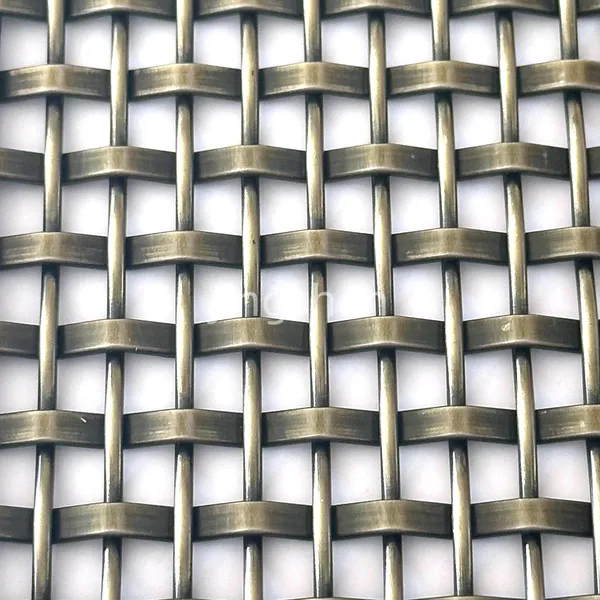 Decorative Woven Metal Mesh, Cabinet & Door Insert Mesh, Indoor Railing Renovation Metal Mesh