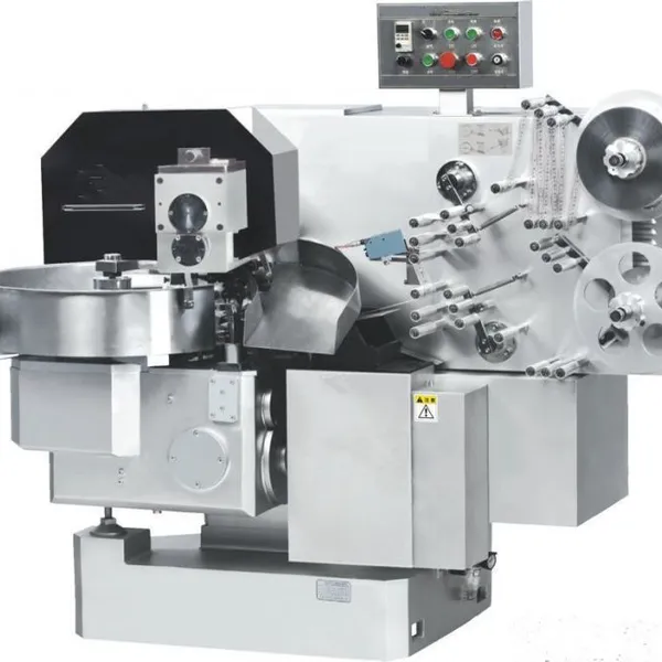 Wear-resisting Double Twist Small Caramel Toffee Candy Wrapping Machine