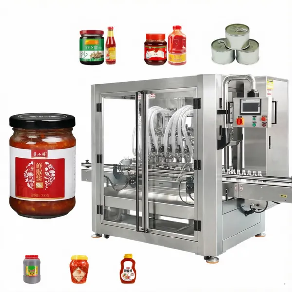 Fully Automatic Chili Sauce Filling Machine Tomato-Beef Salad Sauce Filling Machine Customized Seasoning Paste Filling Line photo-3