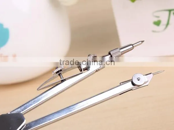 Metal Compasses Set Drawing Instruments Silver Color Apply to School and Office Custom as Client's Requirements Factory Made photo-3