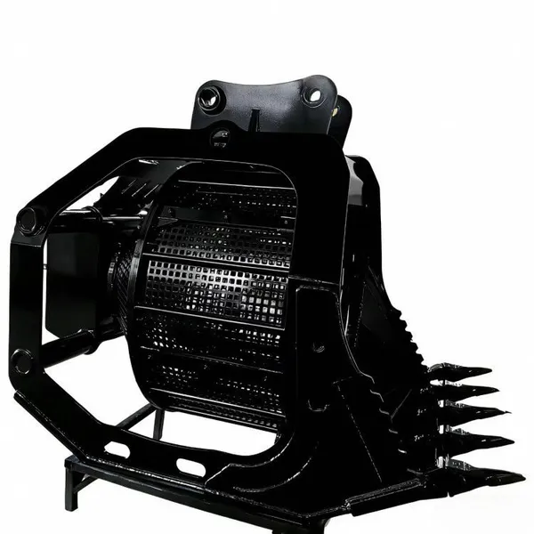 20 Ton Excavator Rotary Screen Bucket for Recycling Demolition Screening Fit Excavator Attachment photo-4