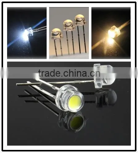 0.2W 4.8mm / 5mm Strawhat LED With 120 Degree Viewing Angle photo-6