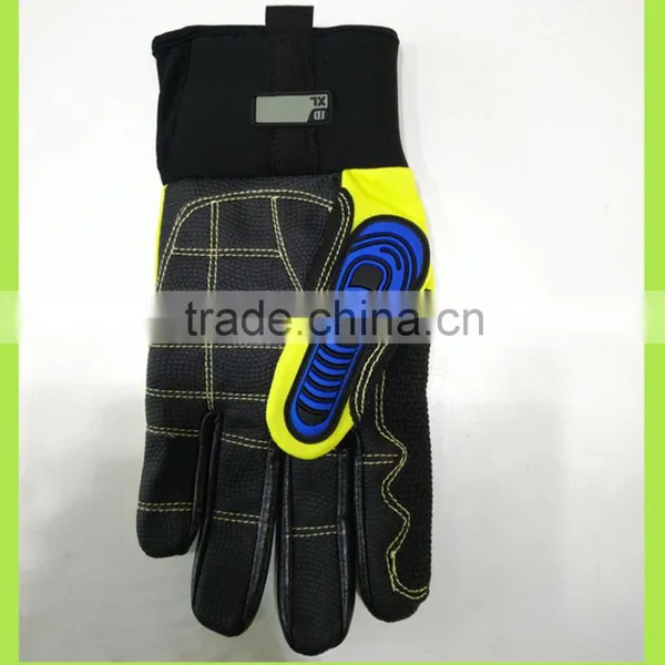 Cotton Work Gloves With Rubber Grip Dots Oil Industry Work Gloves Patched Palm Work Gloves photo-4