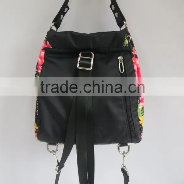 Ladies Laptop Backpacks Flower Design photo-2