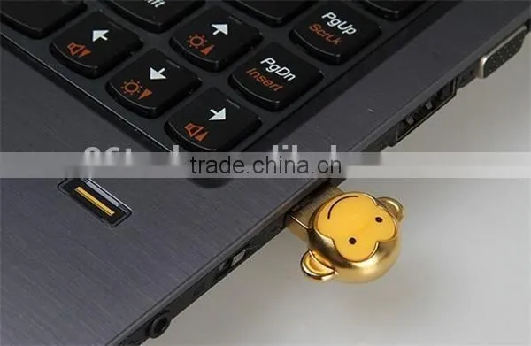 Oem Manufactuer Custom Special Design New Aarrivel 2016 Golden Monkey Usb Flash Drive Promotion photo-2