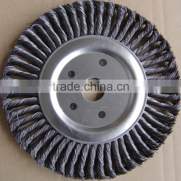 Single Section Circular Brush-twisted Wire With Keyway