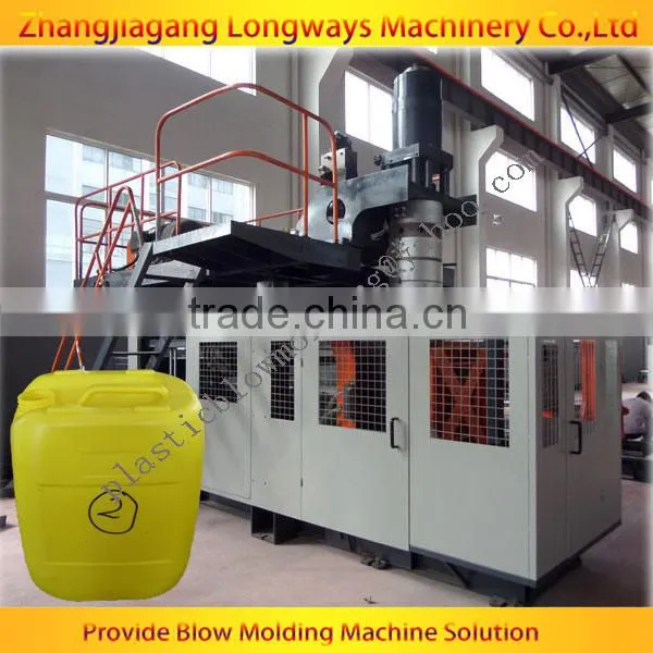 plastic oil barrel blow moulding process, machine to make HDPE oil barrels