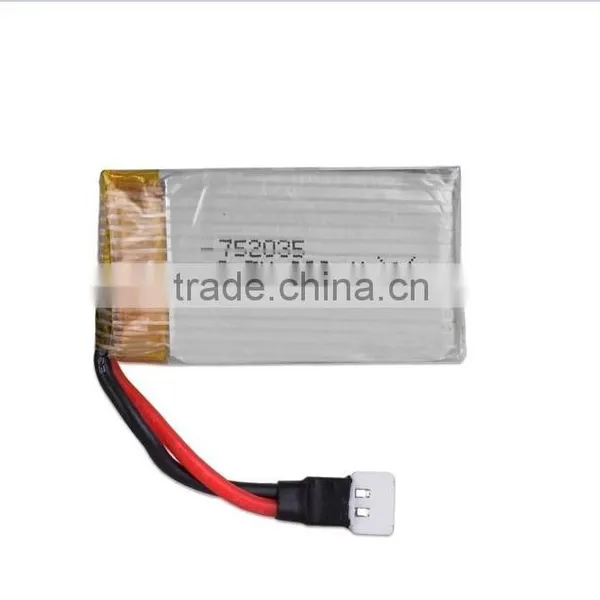 752035 3.7V 390mAh Li-polymer Battery for YD-716 RC Drone Quadcopter Helicopter Quality Choice
