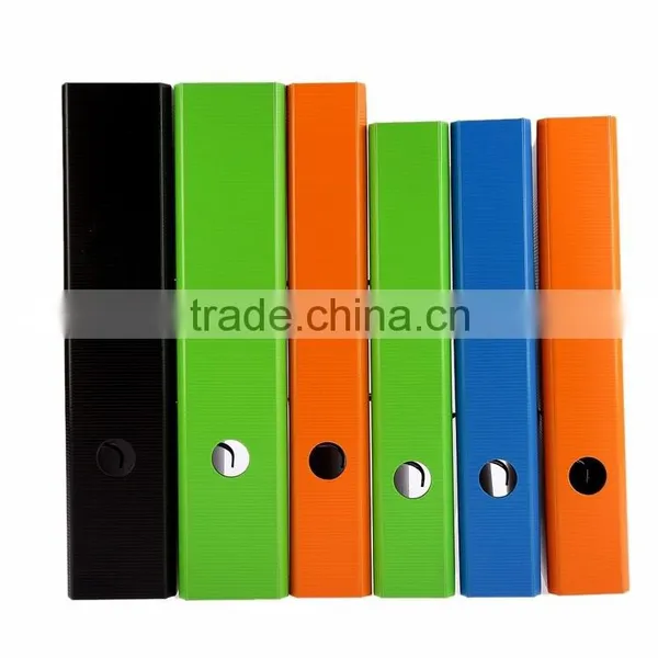 Wholesale 2015 Low Price File Fashion Design A4 and F/C Size Both Side PP Lever Arch File Folder For Business