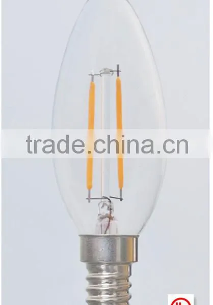 C35 2W LED FILAMENT Candle Lighting 110V E12S US photo-2