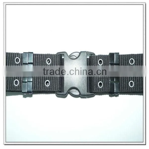 57mm Black Polypropylene Belts With Plasitc Buckle for Army Use photo-3