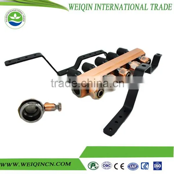 Automatic Thermostatic Valve Manifold for Water Pipe With Digital Manifold Red Bronze Sliver Connection With Male photo-2