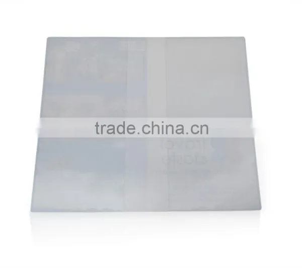 CMYK Printing PVC Ticket Holder With Two Clear Pocket photo-4