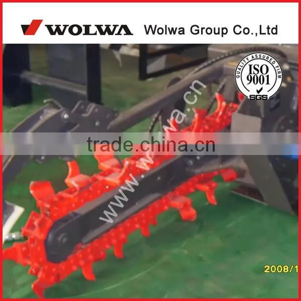 Skid Steer Loader With Trencher Attachment GNHC65 photo-2