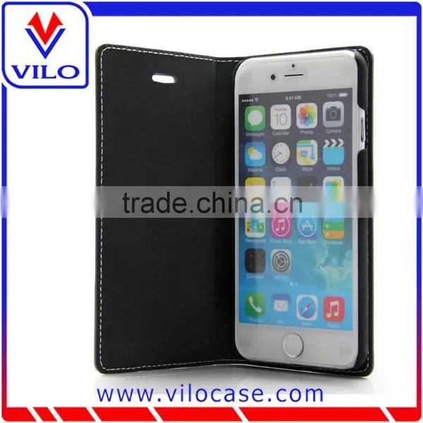 Customize LOGO Simple Smart Flip Phone Cover for Iphone 6s photo-3