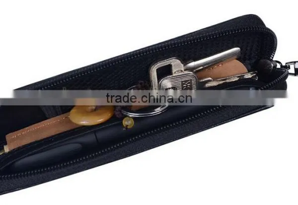 Custom Leather Pen Bag Case With Zipper photo-5