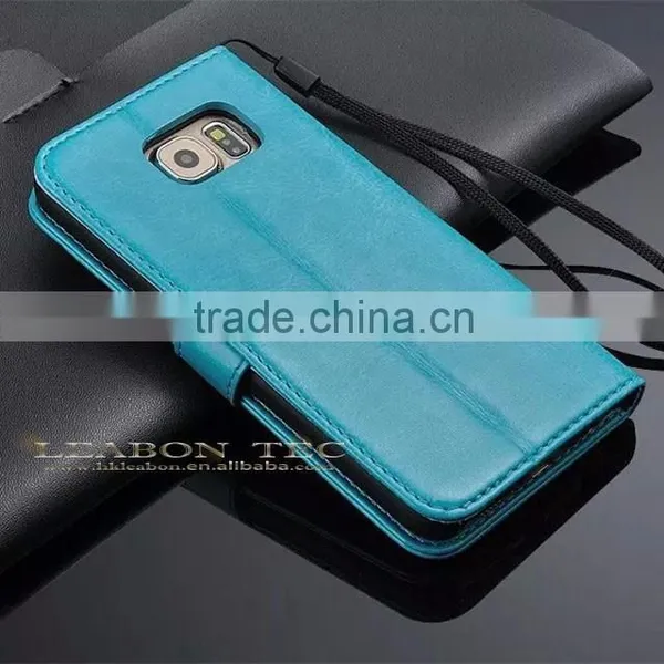 Shenzhen Factory Hot Selling Customs Genuine Leather Cheap Mobile Phone Case for Samsung Galaxy S6 Phone photo-6