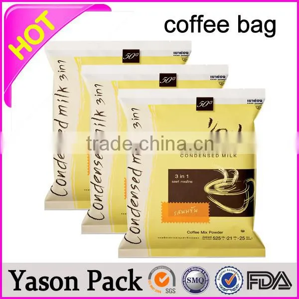Yason Biodegradable Valve Coffee Bags Black Coffee Bag With Valve Beautiful Aluminum Foil Coffee Bag With Gusset photo-2