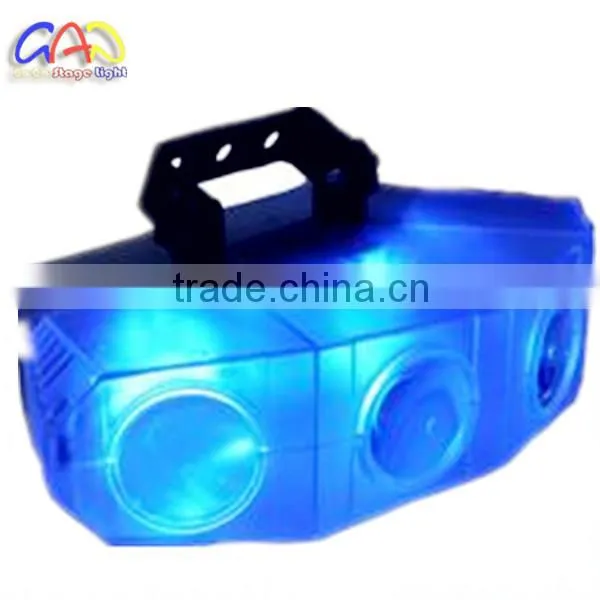2015 New Items Four Heads Led Moon Flower Effect Light With Plastic Clear Body