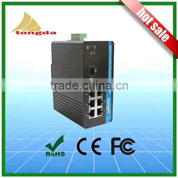 6 Port Managed Industrial PoE Optical Fiber Switch photo-3