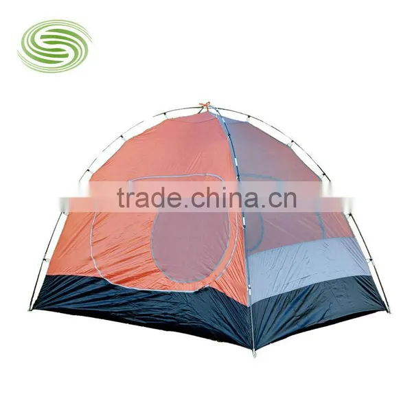UV-Proof Tents Double Layer Two Doors Tents for 3~4 Persons 210T Polyester Tents photo-4