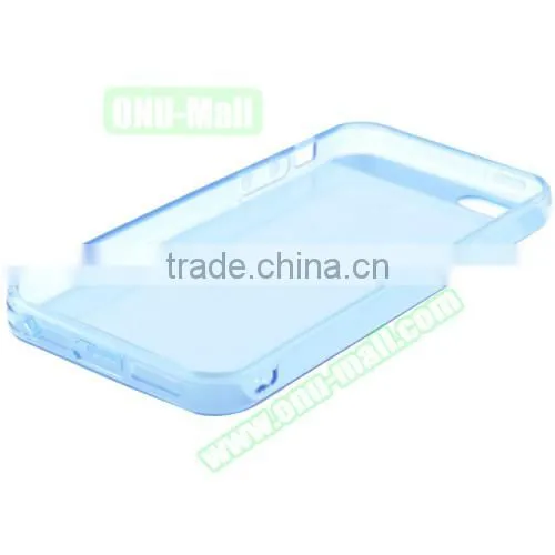 Pure Color Translucent TPU Case for IPhone 5 / 5s, Anti-skidding Back Cover for IPhone SE photo-3