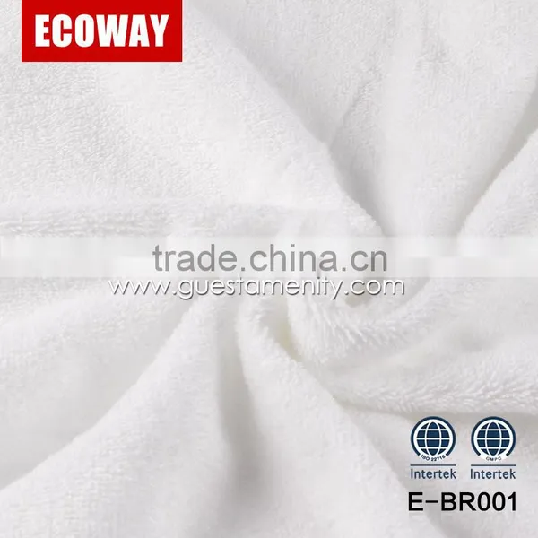 100% Cotton Hotel Terry Cloth Bathrobes White Mens Spa Bathrobe photo-4