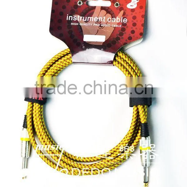 Double Denoise Gold Plated Connectors Gold Plated Instrument Cable photo-4