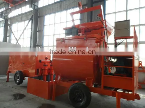 foam concrete machine with foam generator, mixer, hydraulic pump, good for roofing insulation