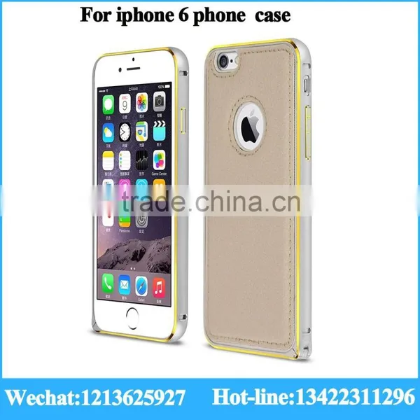 Genuine Leather Phone Case for Apple Iphone 5.5inch Phone Leather Case for Iphone With Metal Bumper Quality Choice photo-6