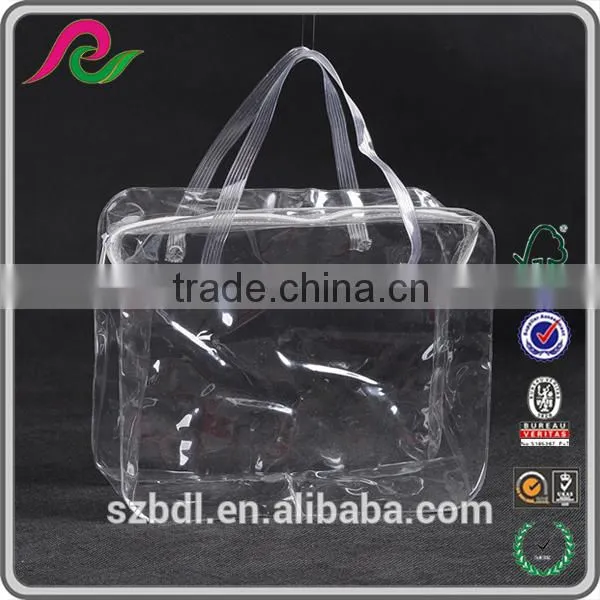 2016 Popular Stand up Transparent Pvc Waterproof Bag photo-6