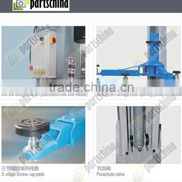 Hydraulic Two Pillar 4Ton Two Column Car Lift Machine For Garage Workshop photo-2