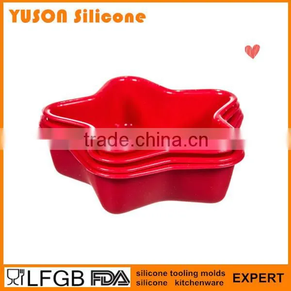 Companies Looking for Distributor Five Pointed Star Shaped Silicone Bakeware Muffin Cup